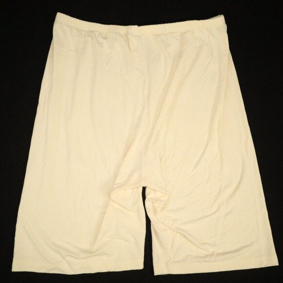 Shorts/Leggings Size 2XL Cream Color Rayon 10.5" inseam - Picture 6 of 7